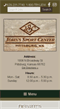 Mobile Screenshot of johnssportcenter.com
